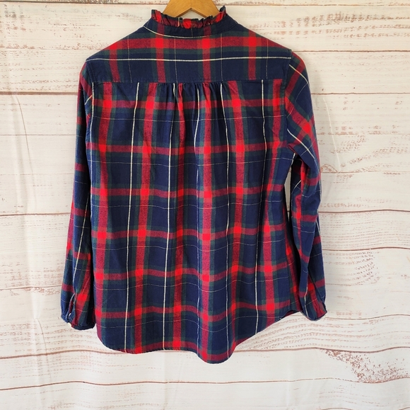 Trovata Birds of Paradis Plaid Flannel Shirt - Picture 6 of 15